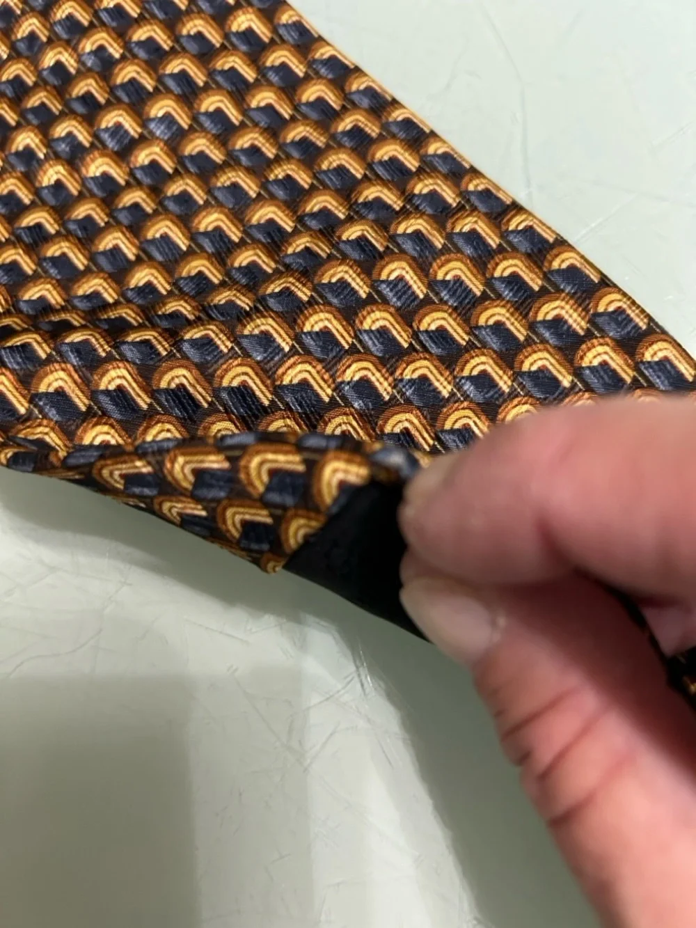 Ermenegildo Zegna 100% Silk Tie Made it Italy Luxury Designer Men’s VTG